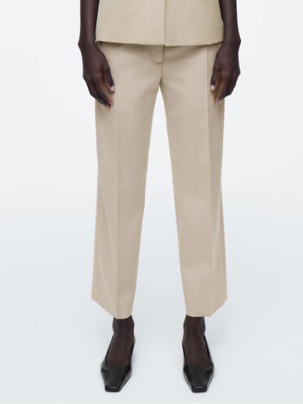 Cos Wool Slim-Leg Trousers